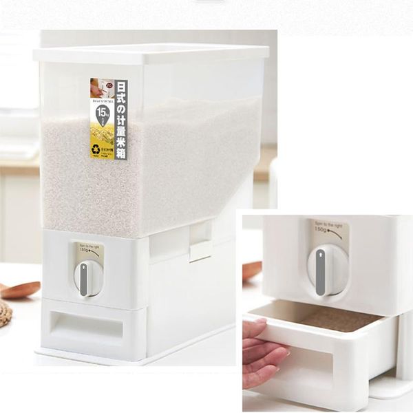 storage bottles & jars 15l large capacity grain cereal can rice box drawer type bucket kitchen
storage bottles & jars 15l large capacity grain cereal can rice box drawer type bucket kitchen