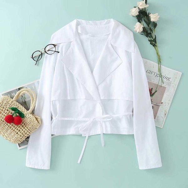 zevity women fashion solid color casual poplin blouse ladies chic long sleeve lace up shirts femininas ls6826 210603, White
zevity women fashion solid color casual poplin blouse ladies chic long sleeve lace up shirts femininas ls6826 210603, White