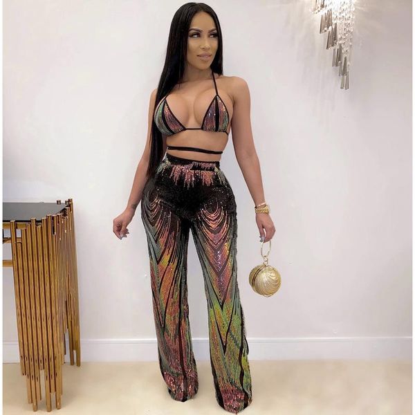 women's jumpsuits & rompers colorful sequins wrapped chest with inner dan two-piece suit fashion nightclub club party overalls, Black;white
women's jumpsuits & rompers colorful sequins wrapped chest with inner dan two-piece suit fashion nightclub club party overalls, Black;white