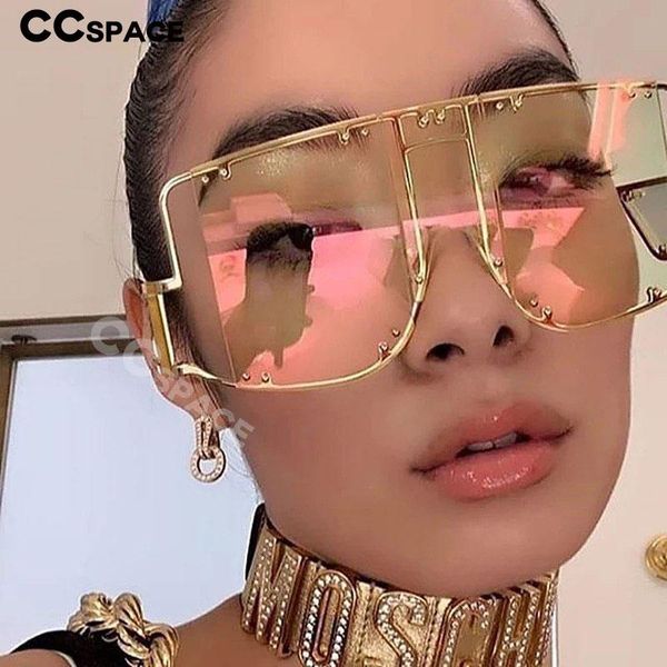 sunglasses 46215 square oversized mirror brand men women shades glasses metal rivet trend unique eyewear uv400, White;black
sunglasses 46215 square oversized mirror brand men women shades glasses metal rivet trend unique eyewear uv400, White;black