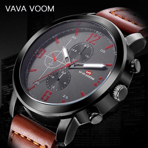 wristwatches vava voom waterproof military leather date quartz army men's watch wrist party decoration costume dress gift, Slivery;brown
wristwatches vava voom waterproof military leather date quartz army men's watch wrist party decoration costume dress gift, Slivery;brown