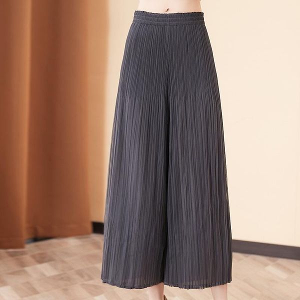 women's pants & capris summer chiffon thin 2021 loose pleated wide leg high waist drop, Black;white
women's pants & capris summer chiffon thin 2021 loose pleated wide leg high waist drop, Black;white