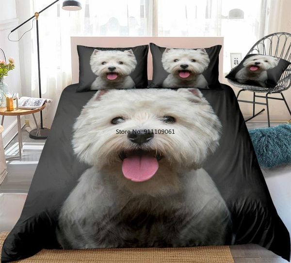 bedding sets dropship 3d dog duvet cover set west highland white terrier bed kids boys girls cute pet quilt 2-3pcs
bedding sets dropship 3d dog duvet cover set west highland white terrier bed kids boys girls cute pet quilt 2-3pcs