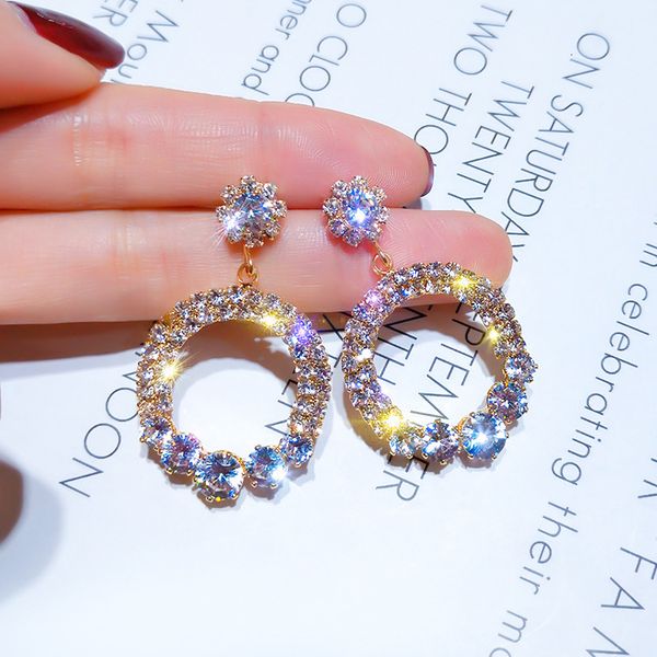 fashion trend simple personality new women's geometric diamond earrings accessories, Silver
fashion trend simple personality new women's geometric diamond earrings accessories, Silver