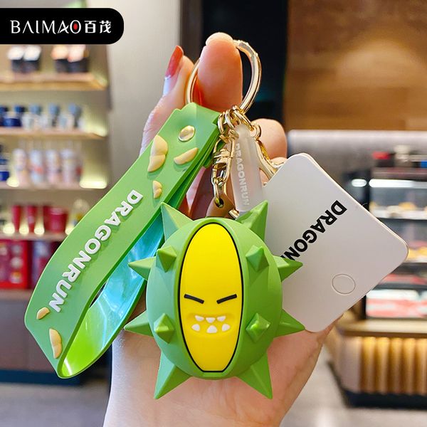 10pieces/lot korean cute fruit pendant cartoon durian car keychain creative personality schoolbag pendant keychain, Silver
10pieces/lot korean cute fruit pendant cartoon durian car keychain creative personality schoolbag pendant keychain, Silver