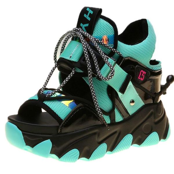 women's patent leather gladiator sandals platform wedge fashion sneakers high heels chunky strap buckle ankle boots, Black
women's patent leather gladiator sandals platform wedge fashion sneakers high heels chunky strap buckle ankle boots, Black
