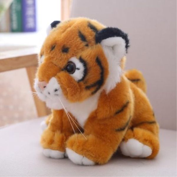year of the ox simulation tiger doll plush toy northeast cute white children, Blue
year of the ox simulation tiger doll plush toy northeast cute white children, Blue