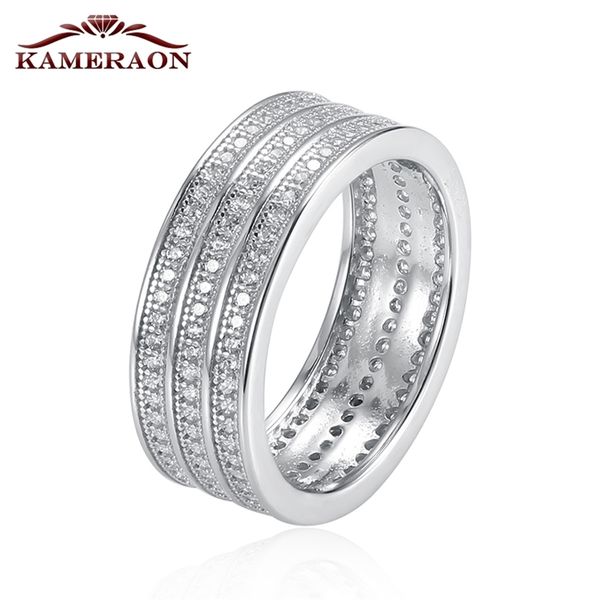 kameraon sterling silver 925 jewelry women's crystal wide ring shining simulated diamond personality fine silverware female gift 211217, Slivery;golden
kameraon sterling silver 925 jewelry women's crystal wide ring shining simulated diamond personality fine silverware female gift 211217, Slivery;golden