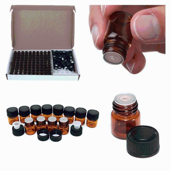 storage bottles & jars 100 pieces mini amber glass for essential oils - perfume container oil
storage bottles & jars 100 pieces mini amber glass for essential oils - perfume container oil