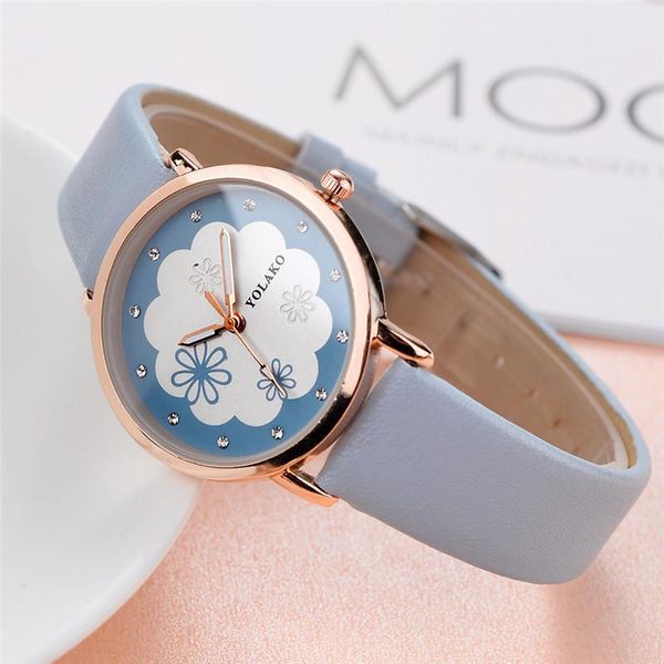 wristwatches yolako women's flower watch luxury leather ladies watches simple for women business sport rose gold clock ultra-thin saat, Slivery;brown
wristwatches yolako women's flower watch luxury leather ladies watches simple for women business sport rose gold clock ultra-thin saat, Slivery;brown