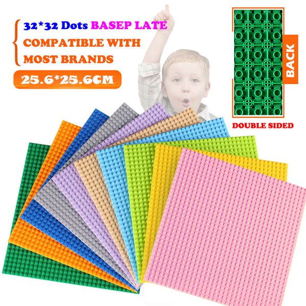 Classic Double-sided Base Plates Plastic Bricks City Baseplate 16*32 32X32 Dots DIY Blocks Parts Board Toys Kids Gift
Classic Double-sided Base Plates Plastic Bricks City Baseplate 16*32 32X32 Dots DIY Blocks Parts Board Toys Kids Gift