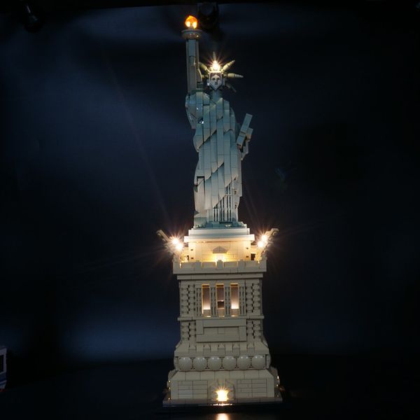 blocks kyglaring led light kit set for 21042 statue of liberty building block (only included) 1008 
blocks kyglaring led light kit set for 21042 statue of liberty building block (only included) 1008