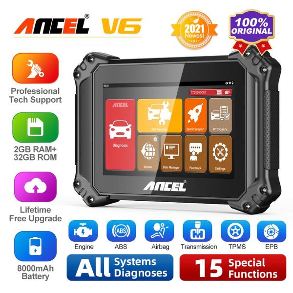 code readers & scan tools ancel v6 obd2 automotive scanner professional update full system diagnosis dpf oil abs 15 reset functions dia
code readers & scan tools ancel v6 obd2 automotive scanner professional update full system diagnosis dpf oil abs 15 reset functions dia