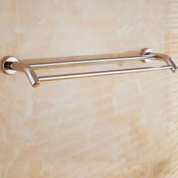 towel racks wall mounted double rack el rail stainless steel tube storage organizer bathroom hardware holder 40/50/60/80cm
towel racks wall mounted double rack el rail stainless steel tube storage organizer bathroom hardware holder 40/50/60/80cm