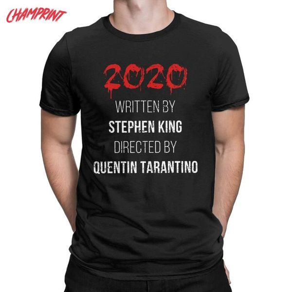 men's t-shirts horror year 2021 written by stephen king men t shirt awesome tee short sleeve o neck t-shirt pure cotton graphic clothes, White;black
men's t-shirts horror year 2021 written by stephen king men t shirt awesome tee short sleeve o neck t-shirt pure cotton graphic clothes, White;black