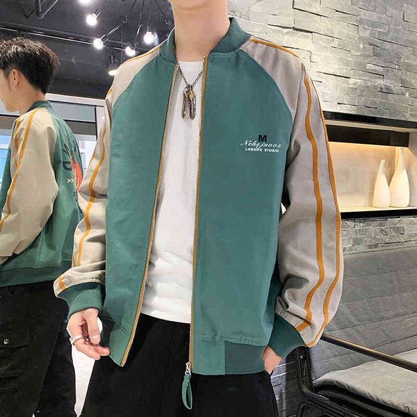 et 2021 spring and autumn new baseball suit trend leisure couple's coat loose fashion brand handsome cloth men's wear, Black;brown
et 2021 spring and autumn new baseball suit trend leisure couple's coat loose fashion brand handsome cloth men's wear, Black;brown