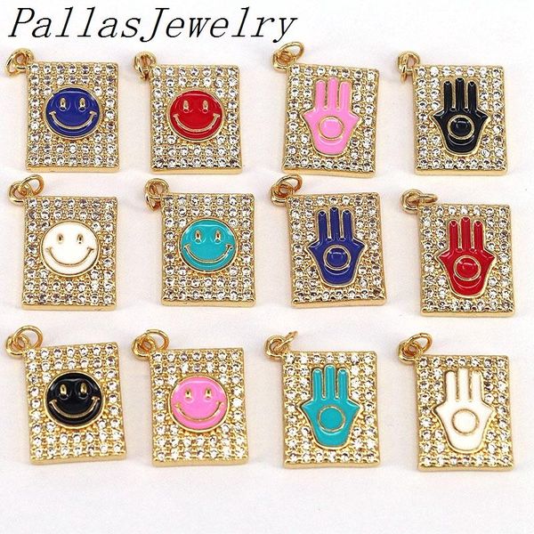 charms 10pcs smile heart shape enamel plating pendant,cz zircon micro pave rectangle charm,fashion accessories necklace/earring pendant, Bronze;silver
charms 10pcs smile heart shape enamel plating pendant,cz zircon micro pave rectangle charm,fashion accessories necklace/earring pendant, Bronze;silver