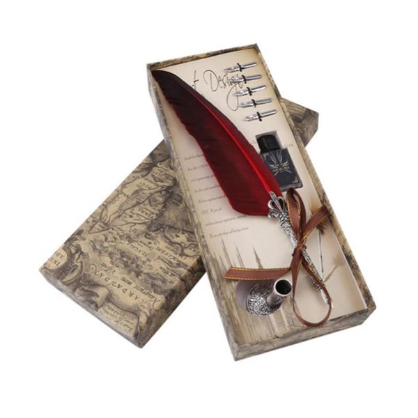 fountain pens english calligraphy feather dip writing ink with about 30cm/11.8inch flat 5 nibs pen set
fountain pens english calligraphy feather dip writing ink with about 30cm/11.8inch flat 5 nibs pen set