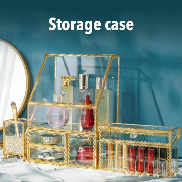 vintage makeup organizer 3 layers 6 drawers detachable cosmetic glass storage box for bathroom vanity dresser boxes & bins
vintage makeup organizer 3 layers 6 drawers detachable cosmetic glass storage box for bathroom vanity dresser boxes & bins