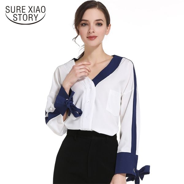 fashion womens and blouses v collar office white chiffon shirt long sleeve shirts blusas 0855 50 210506
fashion womens and blouses v collar office white chiffon shirt long sleeve shirts blusas 0855 50 210506