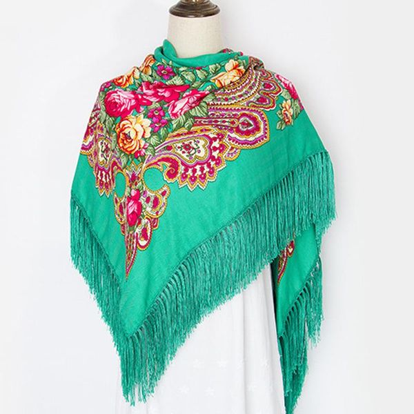 scarves luxury 135*135cm russian retro style big size cotton square scarf flower tassel wraps ladies winter blanket shawl, Blue;gray
scarves luxury 135*135cm russian retro style big size cotton square scarf flower tassel wraps ladies winter blanket shawl, Blue;gray