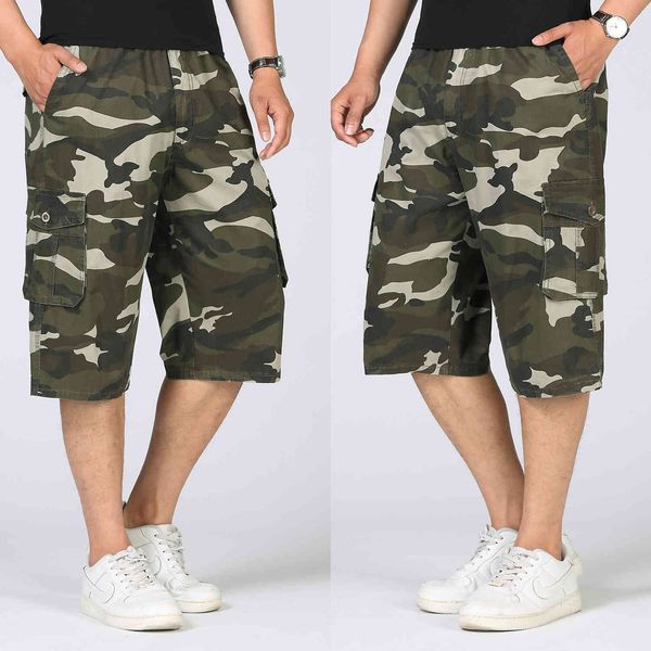 men's shorts cotton large size loose camouflage casual cropped elastic pants 6xl summer mens beach homme clothing x0d6, White;black
men's shorts cotton large size loose camouflage casual cropped elastic pants 6xl summer mens beach homme clothing x0d6, White;black