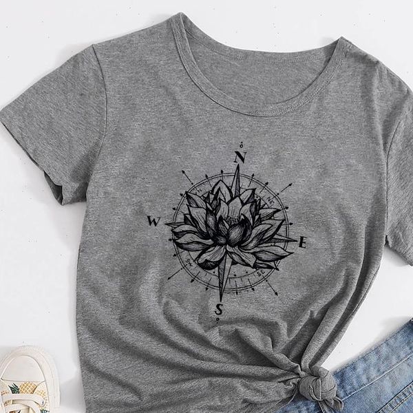 streetwear minimalism oversize refreshing special womens t shirts grey lotus and big compass graphic, White
streetwear minimalism oversize refreshing special womens t shirts grey lotus and big compass graphic, White