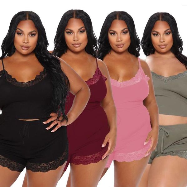 plus size tracksuits pajama set bedroom home sets women clothing conjuntos zestawy la taille ensembles, Black
plus size tracksuits pajama set bedroom home sets women clothing conjuntos zestawy la taille ensembles, Black