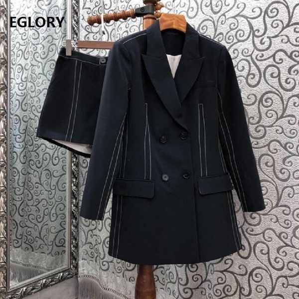 autumn winter fashion blazer sets & suits women color block stitching black coat jackets+short female 2pc suit women's two piece pants, White
autumn winter fashion blazer sets & suits women color block stitching black coat jackets+short female 2pc suit women's two piece pants, White