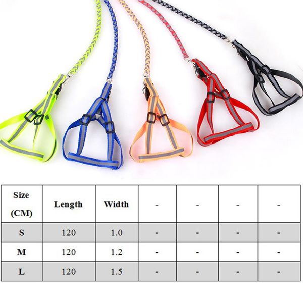 dog harness and walking leash set no pullig reflective breakaway nylon dogs vest leads 5 colors s m l for small medium collars & leashes
dog harness and walking leash set no pullig reflective breakaway nylon dogs vest leads 5 colors s m l for small medium collars & leashes