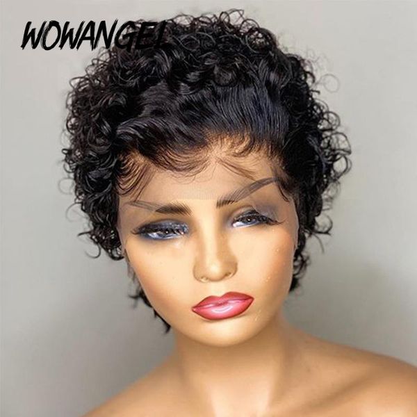 lace wigs pre plucked pixie cut wig 250% for black women human hair bleached knots short water wave bob font remy, Black;brown
lace wigs pre plucked pixie cut wig 250% for black women human hair bleached knots short water wave bob font remy, Black;brown