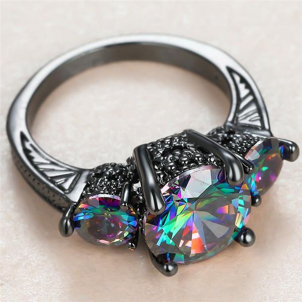 cute female rainbow crystal stone ring charm 14kt black gold wedding rings for women luxury bride round zircon engagement, Slivery;golden
cute female rainbow crystal stone ring charm 14kt black gold wedding rings for women luxury bride round zircon engagement, Slivery;golden