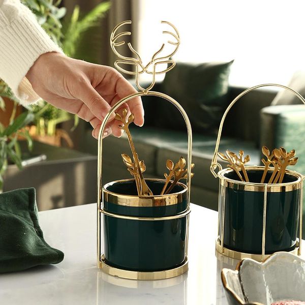 forks luxury kitchen utensil holder organizer gold stainless steel fruit spoons cake dessert fork ceramic tableware
forks luxury kitchen utensil holder organizer gold stainless steel fruit spoons cake dessert fork ceramic tableware