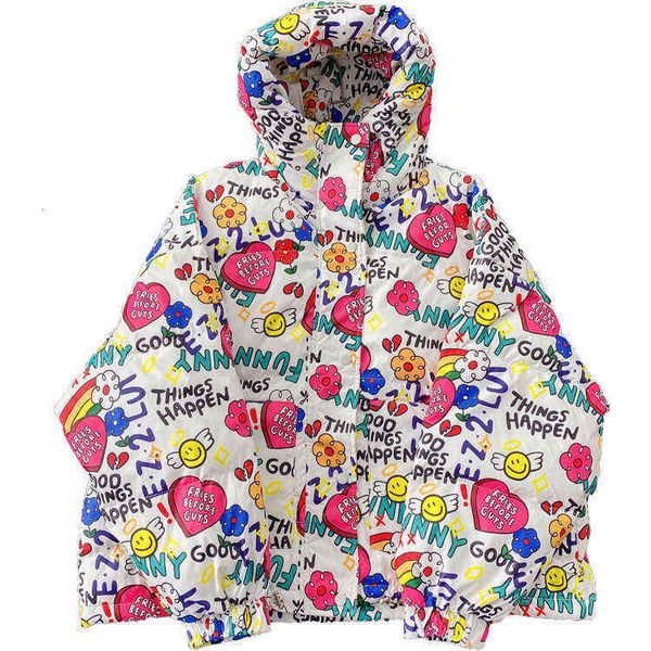anti season cartoon printed bread down et women's graffiti short loose fashion winter a10878, Black
anti season cartoon printed bread down et women's graffiti short loose fashion winter a10878, Black