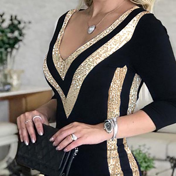 2021contrast color sequins womens dress v-neck patchwork leopard plaid striped print three quarter sleeve lady party dresses, Black;gray
2021contrast color sequins womens dress v-neck patchwork leopard plaid striped print three quarter sleeve lady party dresses, Black;gray