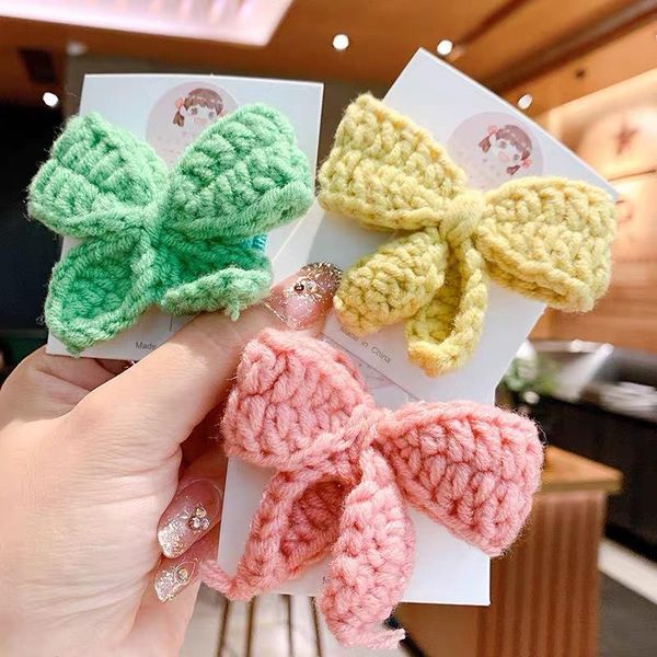 hair accessories korean children cartoon knitted wool bow hairpin simple girl kawaii card issuance cute japanese hairclips, Slivery;white
hair accessories korean children cartoon knitted wool bow hairpin simple girl kawaii card issuance cute japanese hairclips, Slivery;white