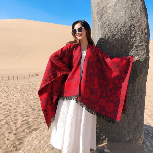 scarves cashmere solid color tassels warmth and thick fashion all-match shawl ladies autumn winter cloak split scialle donna, Blue;gray
scarves cashmere solid color tassels warmth and thick fashion all-match shawl ladies autumn winter cloak split scialle donna, Blue;gray