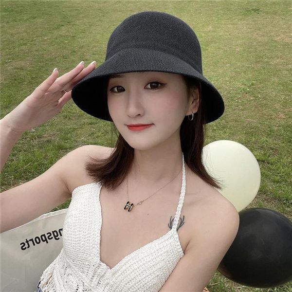 wide brim hats japanese niche solid color bucket hat spring and summer breathable sunscreen fisherman casual thin basin, Blue;gray
wide brim hats japanese niche solid color bucket hat spring and summer breathable sunscreen fisherman casual thin basin, Blue;gray