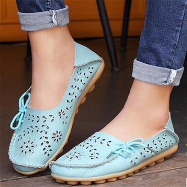 factory shoes hollow leather hole low-flat bottom peas casual nurse large size women's 44, Black
factory shoes hollow leather hole low-flat bottom peas casual nurse large size women's 44, Black