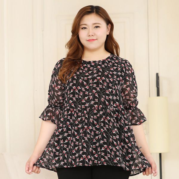women's blouses & shirts plus size 10xl 9xl 8xl-4xl floral print women chiffon blouse half sleeves o-neck casual for tunic blusas shir, White
women's blouses & shirts plus size 10xl 9xl 8xl-4xl floral print women chiffon blouse half sleeves o-neck casual for tunic blusas shir, White