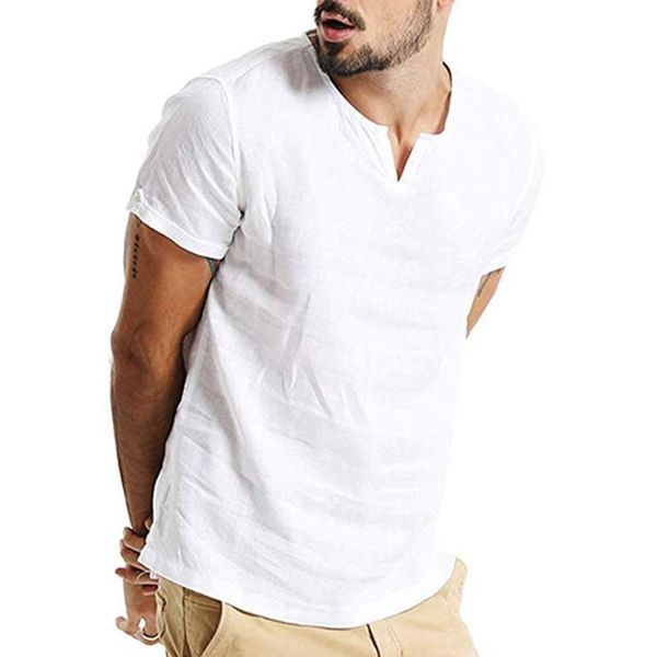 men's t-shirts mens linen short sleeve summer t shirts casual loose buttons tee blouse bodybuilding and fitness lifestyle wear t-shirt, White;black
men's t-shirts mens linen short sleeve summer t shirts casual loose buttons tee blouse bodybuilding and fitness lifestyle wear t-shirt, White;black