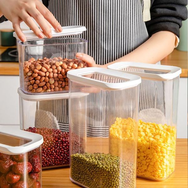 storage bottles & jars transparent container thickened grain can moisture-proof plastic seal jar kitchen supplies
storage bottles & jars transparent container thickened grain can moisture-proof plastic seal jar kitchen supplies