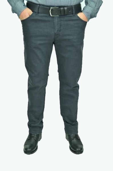 men's jeans classic casual cut middle age lycra, Blue