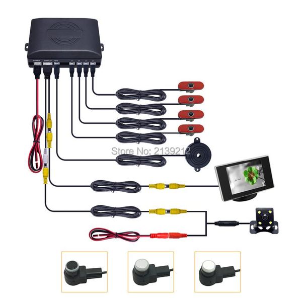 car rear view cameras& parking sensors feeldo 4-sensor sensor with 3.5inch monitor and 4-led ccd camera reversing system
car rear view cameras& parking sensors feeldo 4-sensor sensor with 3.5inch monitor and 4-led ccd camera reversing system