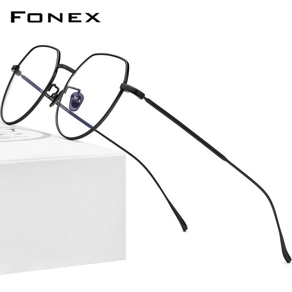 pure titanium eyeglasses frame men vintage polygon myopia optical prescription glasses 2021 eyewear f85660 fashion sunglasses frames, Black
pure titanium eyeglasses frame men vintage polygon myopia optical prescription glasses 2021 eyewear f85660 fashion sunglasses frames, Black