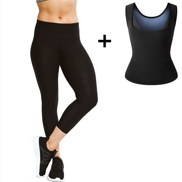 body slimming vest thermo sweat sauna pants leggings sauna shaper suits woman waist trainer fat buring weight loss control pants 210402, Black;white
body slimming vest thermo sweat sauna pants leggings sauna shaper suits woman waist trainer fat buring weight loss control pants 210402, Black;white