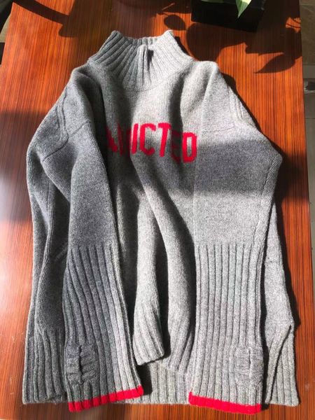 100% cashmere women sweater 2021 autumn/ winter new letter high neck loose knitted sweater womens fashion pullover, White;black
100% cashmere women sweater 2021 autumn/ winter new letter high neck loose knitted sweater womens fashion pullover, White;black