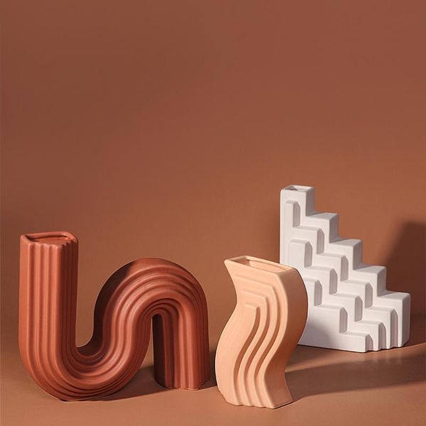 decorative objects & figurines nordic modern geometric line vase architectural style home decoration flower holder ornament room desk cerami
decorative objects & figurines nordic modern geometric line vase architectural style home decoration flower holder ornament room desk cerami