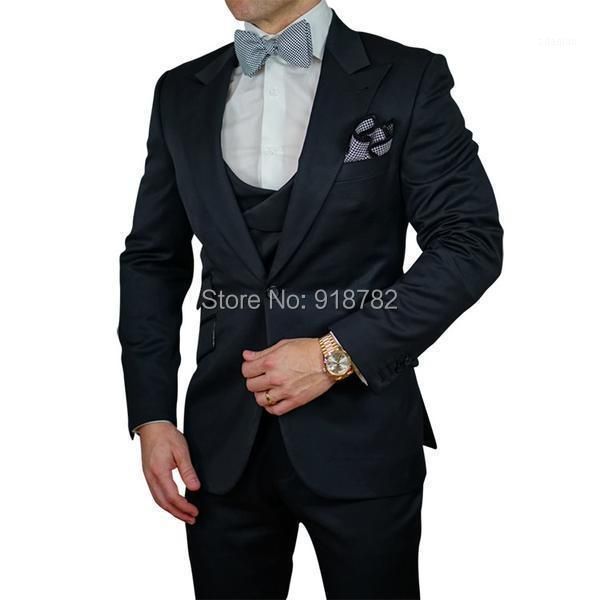 designer black 3 pieces set peaked lapel groom formal tuxedo men suits with pants terno masculino slim fit suit men's & blazers, White;black
designer black 3 pieces set peaked lapel groom formal tuxedo men suits with pants terno masculino slim fit suit men's & blazers, White;black