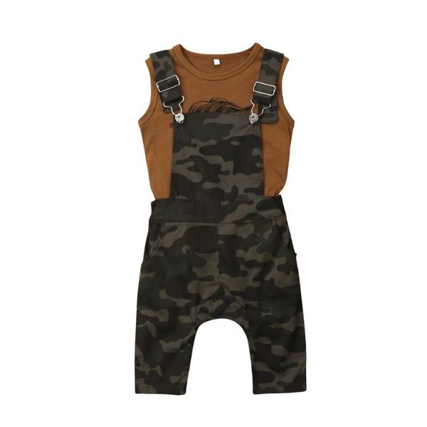 clothing sets wallarenear us stock 1-6years toddler baby girl boy clothes vest t-shirt+camouflage overalls summer casual outfit set, White
clothing sets wallarenear us stock 1-6years toddler baby girl boy clothes vest t-shirt+camouflage overalls summer casual outfit set, White